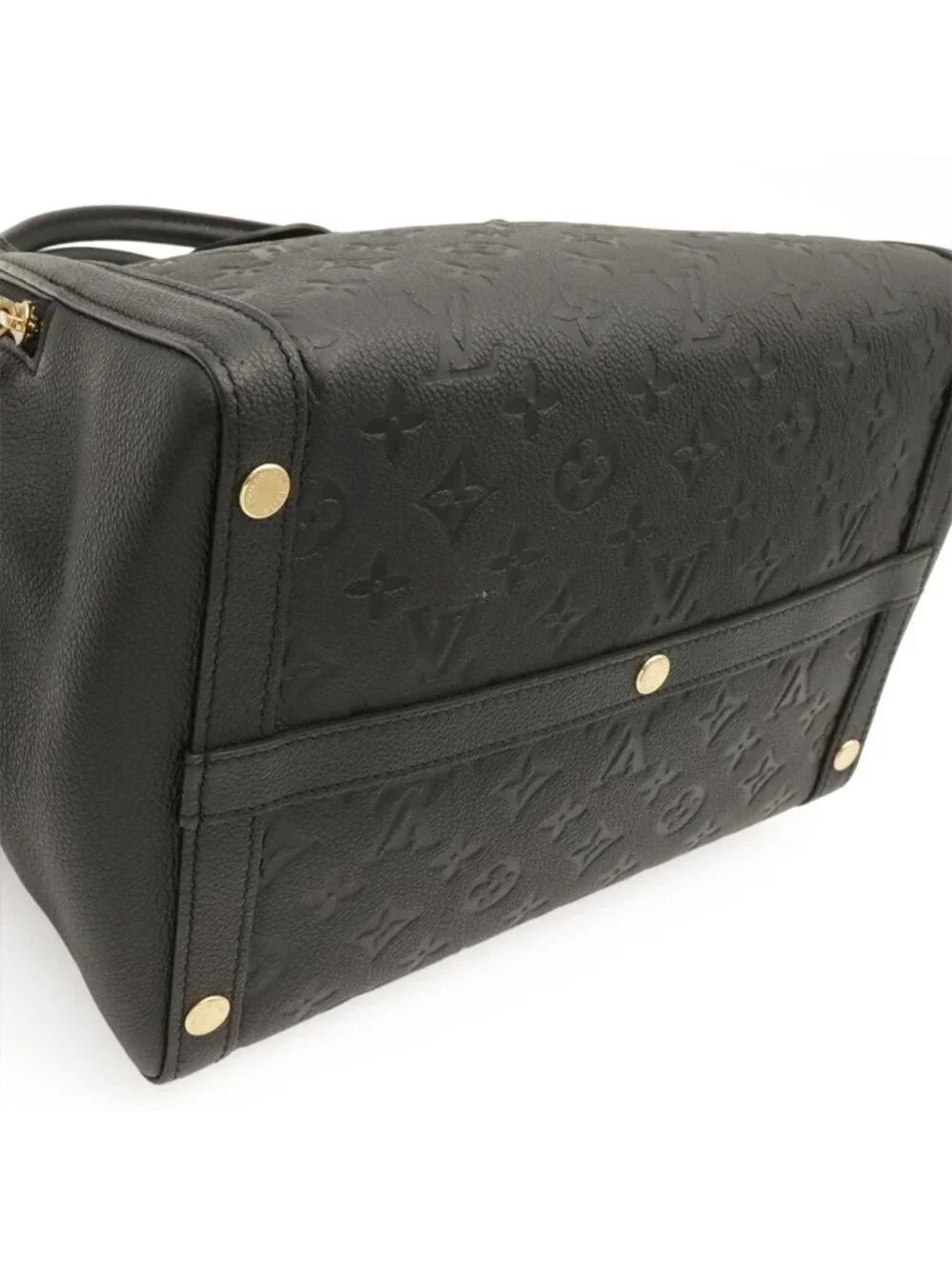 Louis Vuitton Monogram Empreinte Marais MM Tote Noir Black